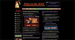 Desktop Screenshot of pokertothemax.com